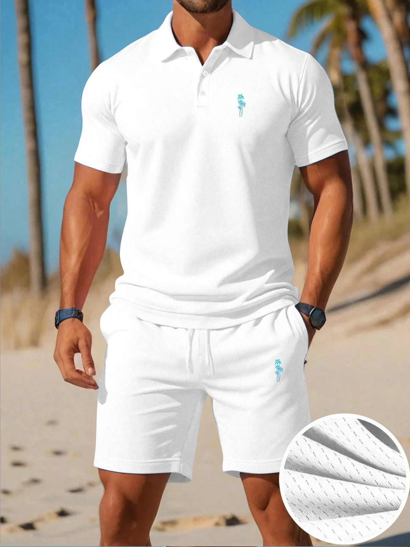 Men'S Fashion Color - Letni zestaw męskich koszulek polo, casualowy,