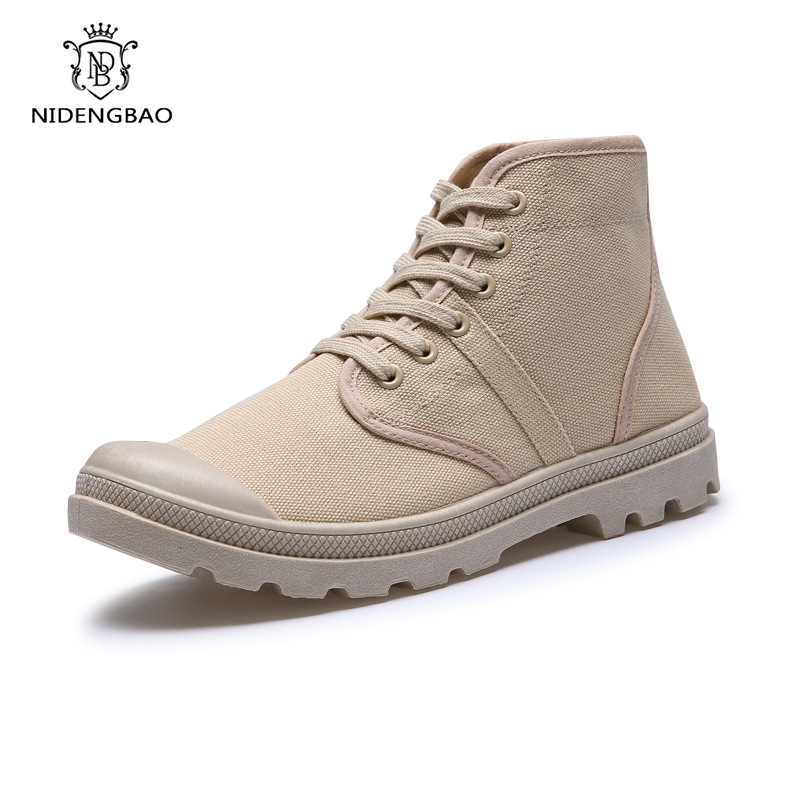 Mens Fashion Combat Boots - Męskie buty nowe codzienne tenisówki armia