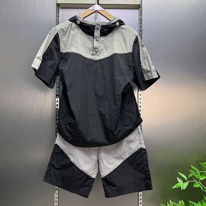 Men'S Fashion Color - Letni, szybkoschnący, sportowy zestaw męski z