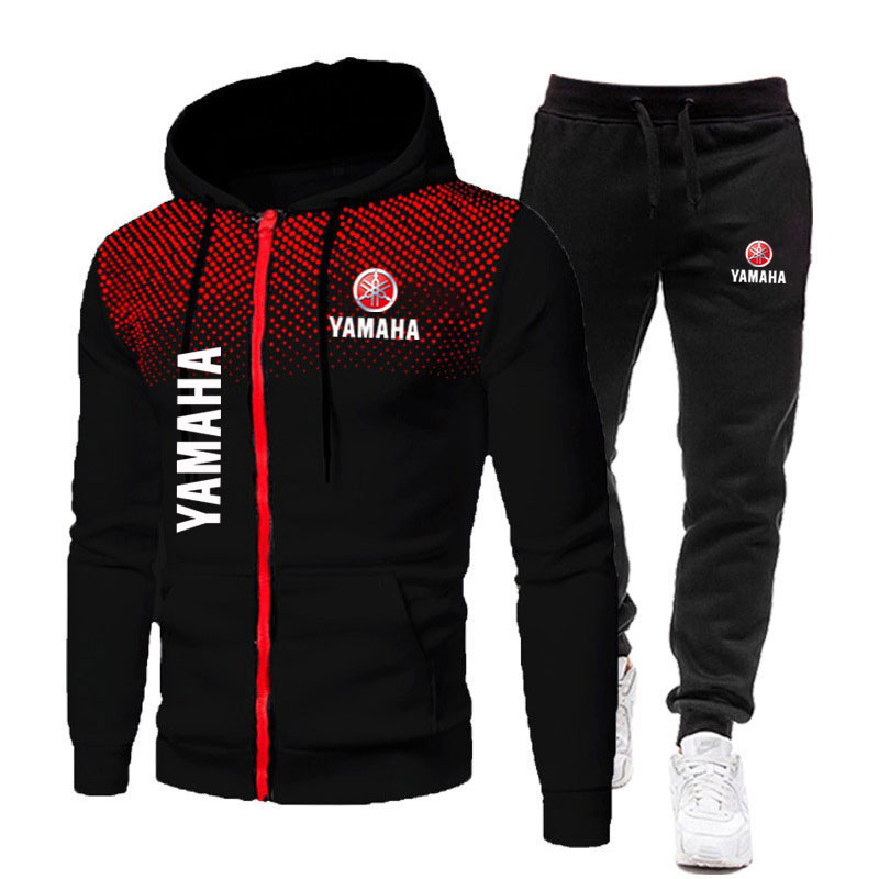 Mens Fashion Casual Outfits - Męskie zestawy Yamaha z nadrukiem logo,