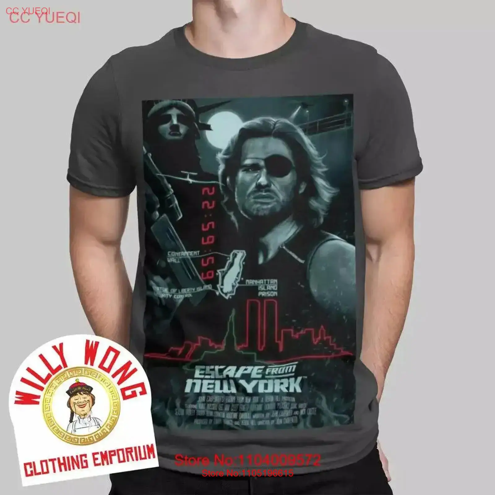 Men'S Fashion From The 80S - Koszulka Escape From New York Retro