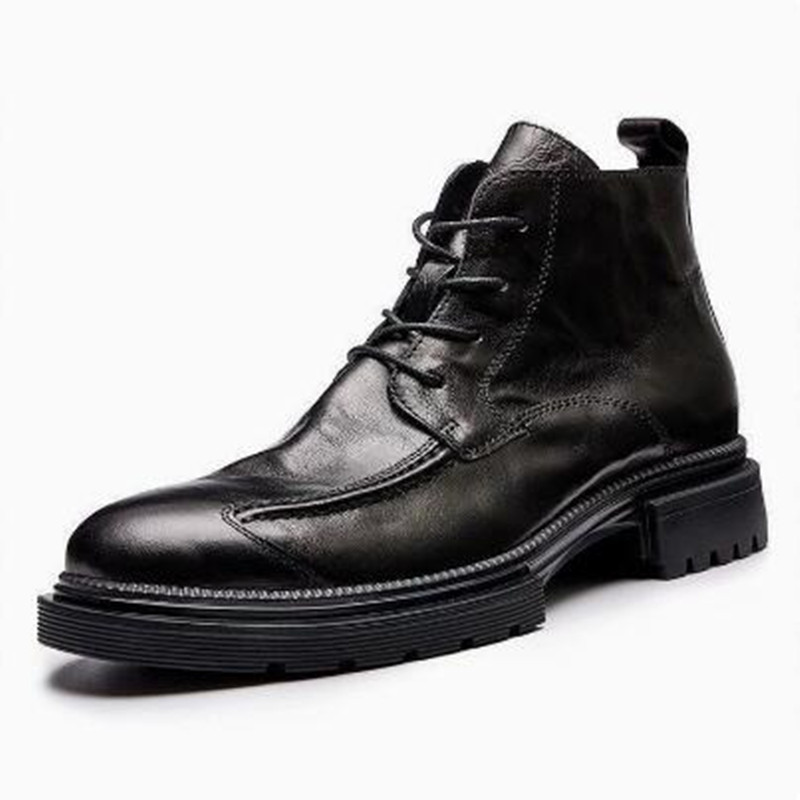 Mens Fashion Combat Boots - Buty męskie od projektanta mody, buty
