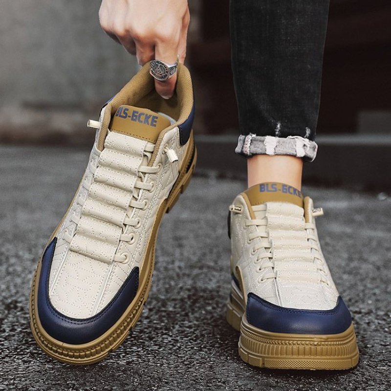 Men Fashion Vintage - Męskie wsuwane buty na platformie, oferta