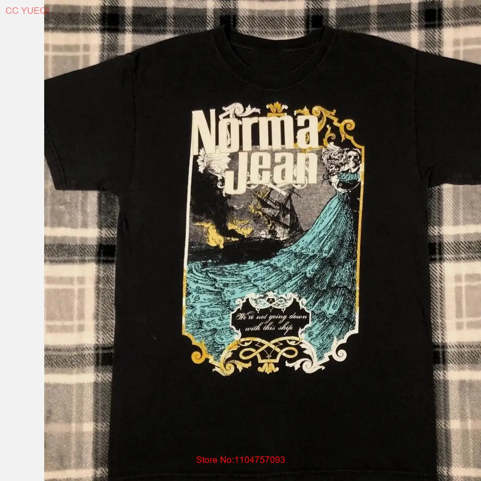 Jeans Shirt Fashion For Men - Rzadka koszulka z trasy Norma Jean