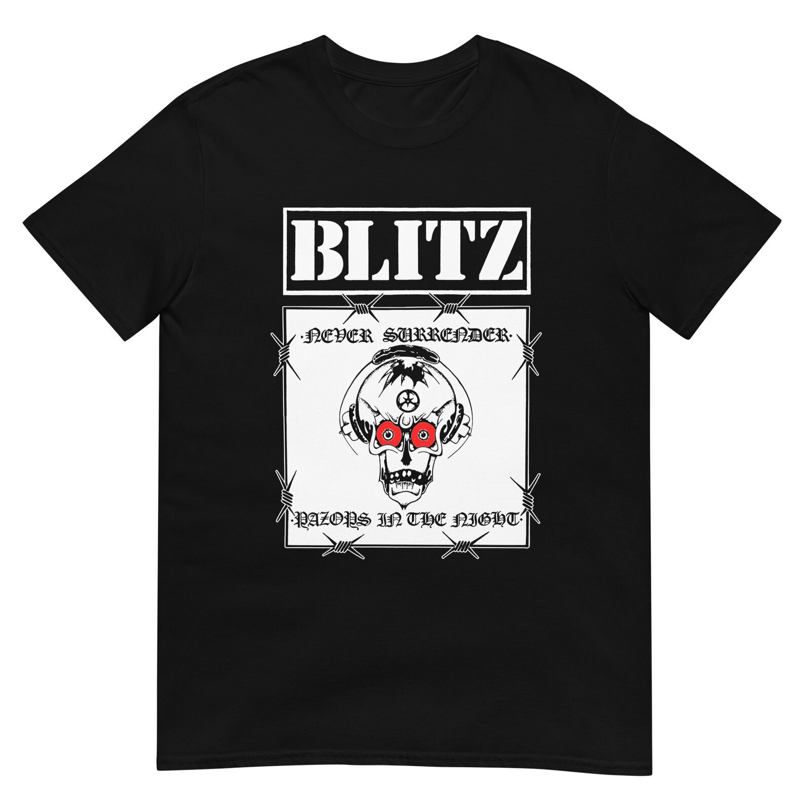 Men'S Fashion From The 80S - BLITZ RAZORS T SHIRT UK VINTAGE