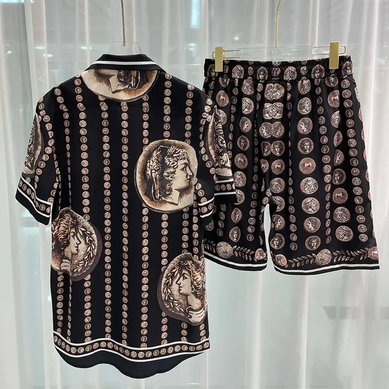 Men Fashion Vintage - Męskie zestawy koszul Royal Luxury, koszule