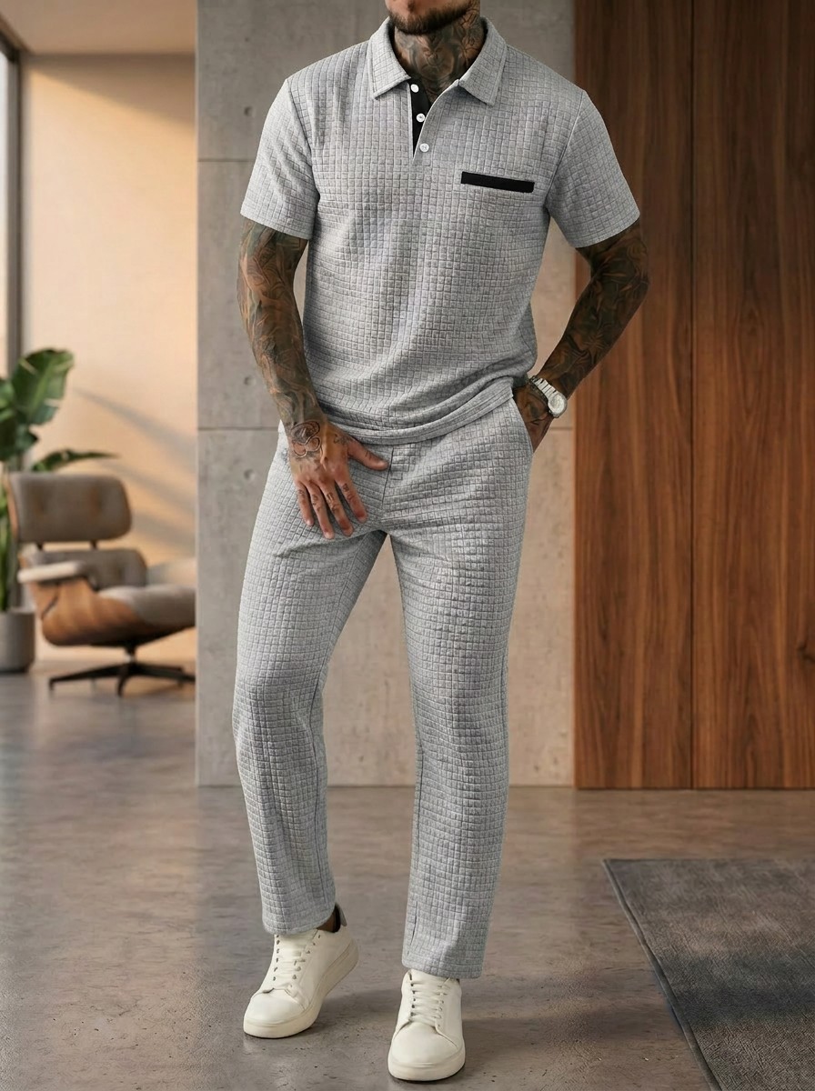 Letnia nowa męska moda, koszul – Men'S Fashion Color recenzja i cena