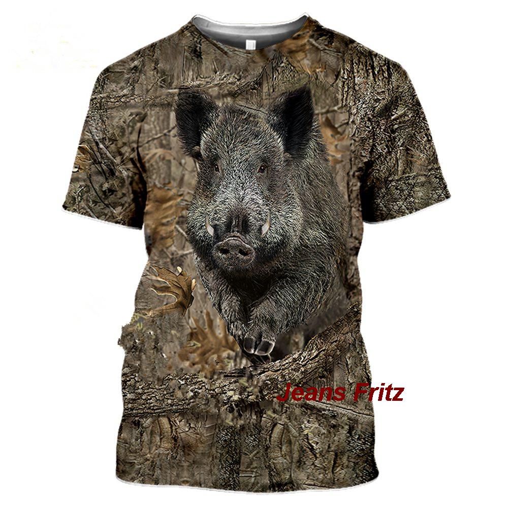 2023 kamuflaż zwierzęta myśliw – Jeans Shirt Fashion For Men recenzja i cena