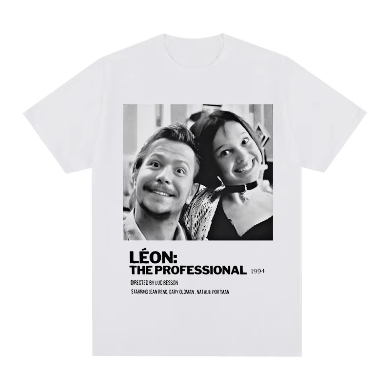 Koszulka Léon Vintage Film The – Jeans Shirt Fashion For Men recenzja i cena