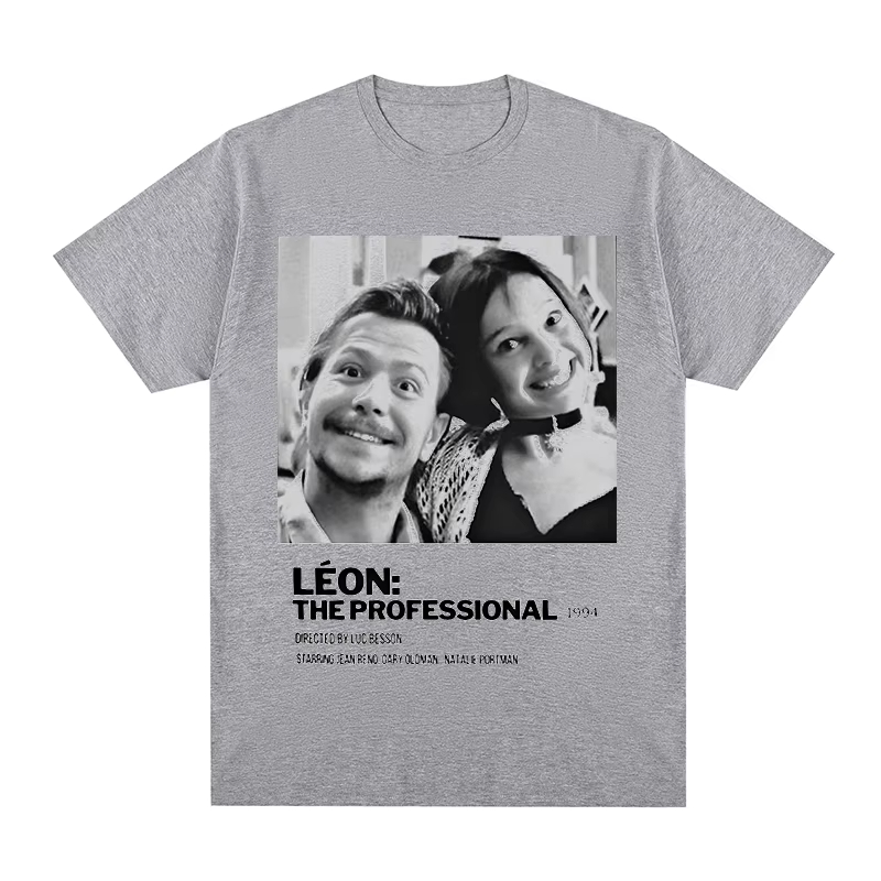 Koszulka Léon Vintage Film The – Jeans Shirt Fashion For Men recenzja i cena