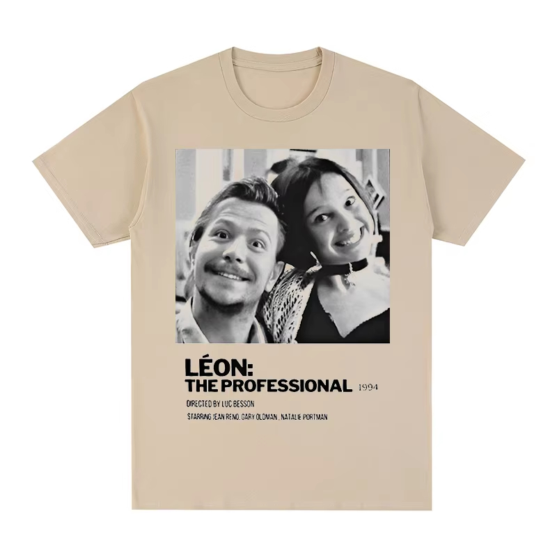 Koszulka Léon Vintage Film The – Jeans Shirt Fashion For Men recenzja i cena