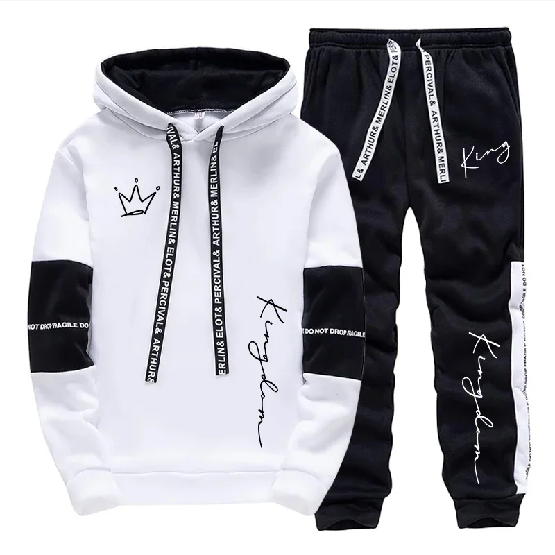 Męski zestaw: bluza z kapturem – Mens Fashion Casual Outfits recenzja i cena