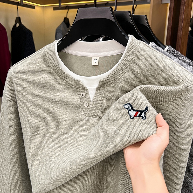 Modny męski T-shirt w jednolit – Men'S Fashion Color recenzja i cena