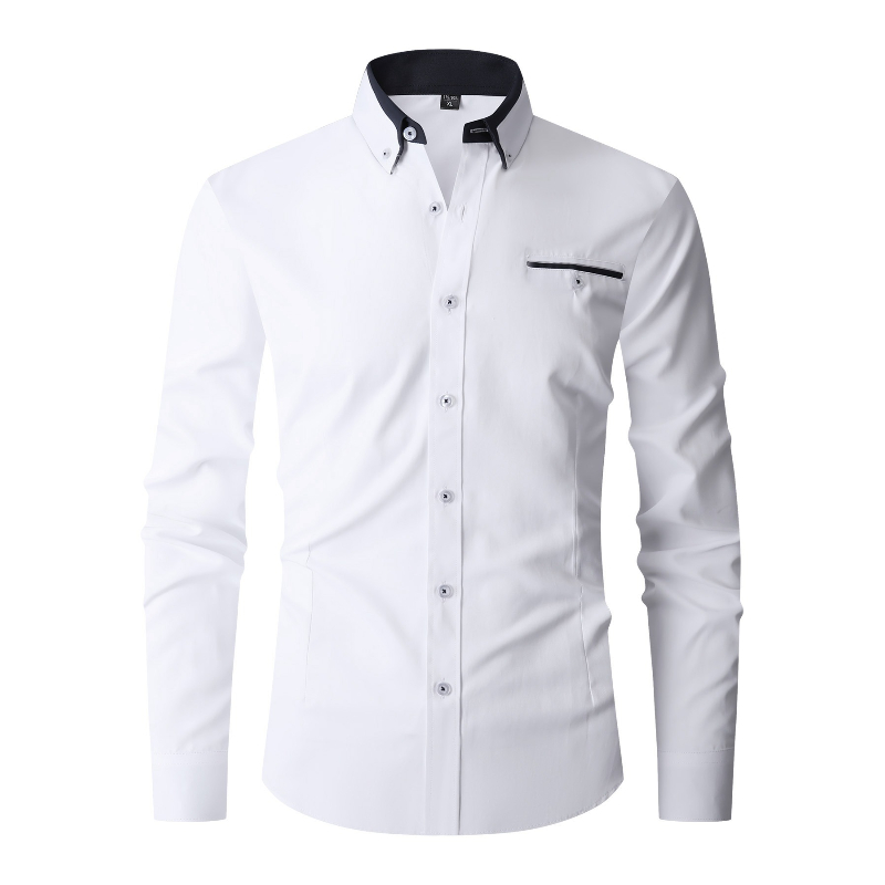 Męska koszula formalna z długi – Men'S Fashion Color recenzja i cena