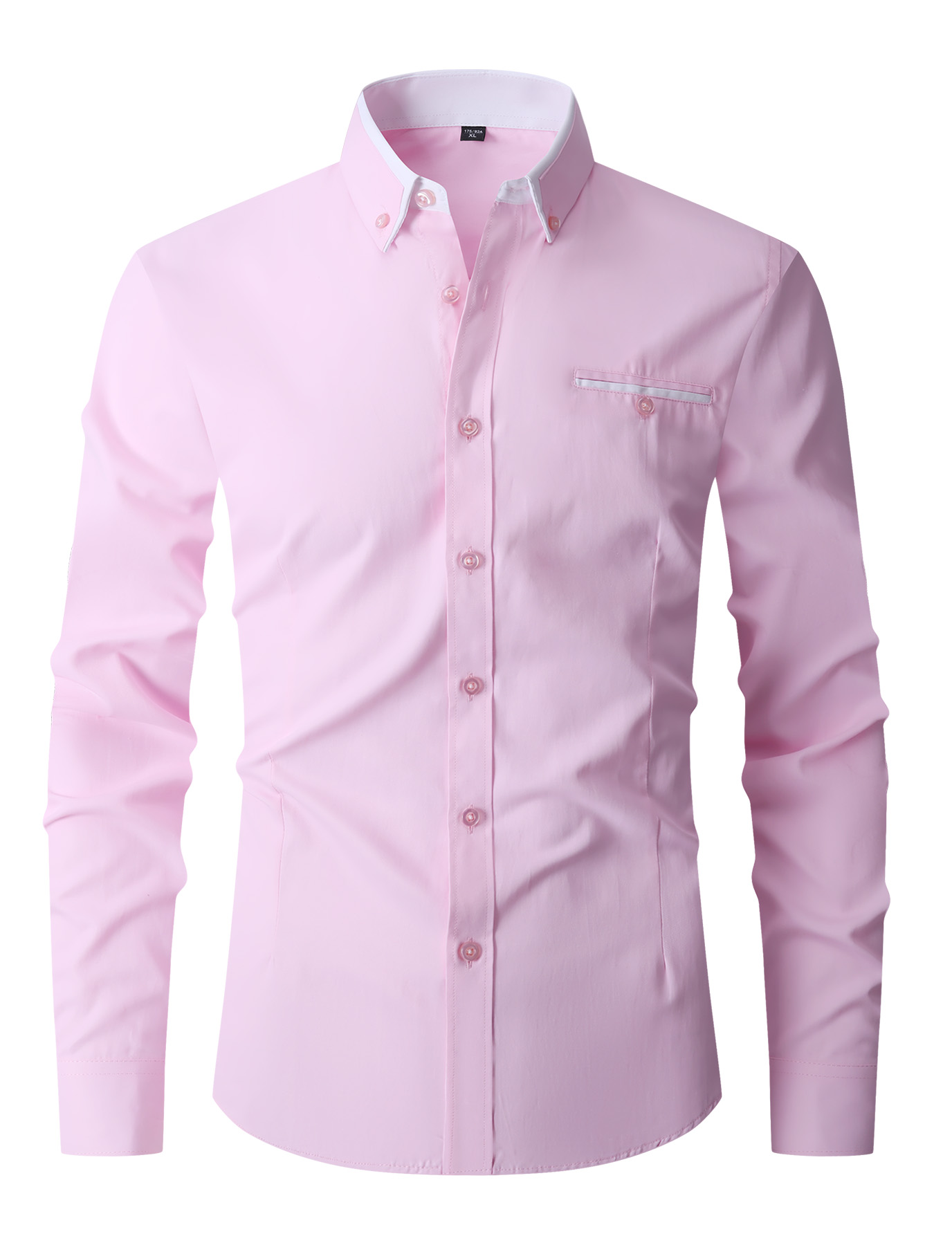 Męska koszula formalna z długi – Men'S Fashion Color recenzja i cena