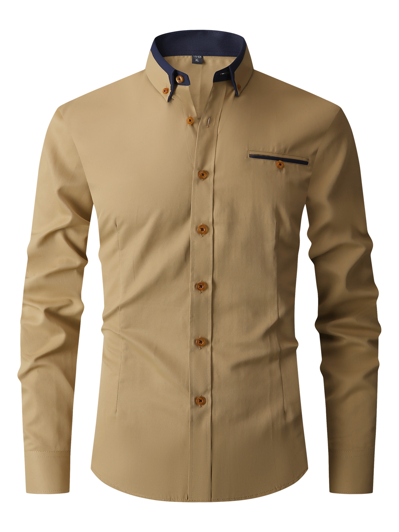 Męska koszula formalna z długi – Men'S Fashion Color recenzja i cena