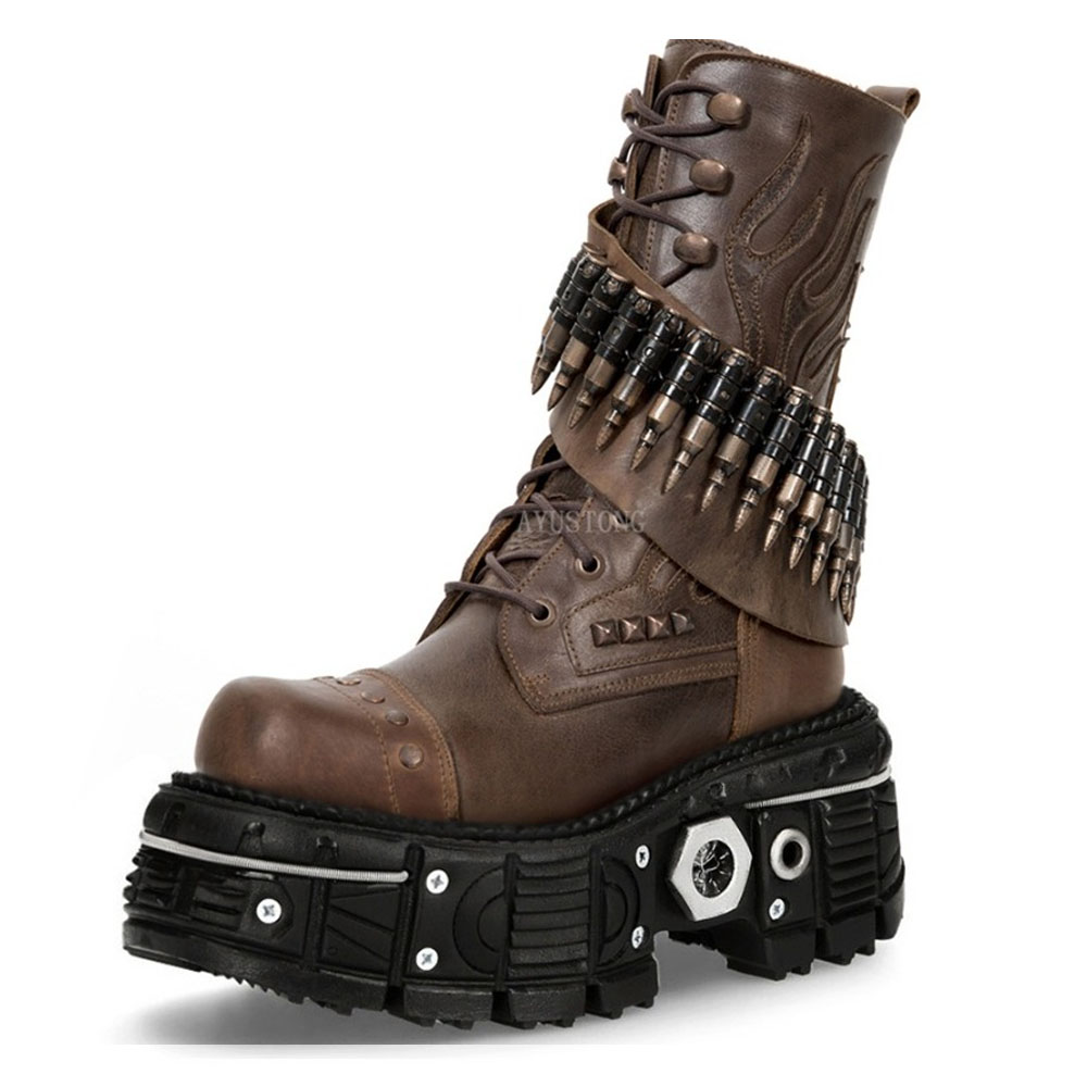 Modne, grube podeszwy, botki m – Mens Fashion Combat Boots recenzja i cena