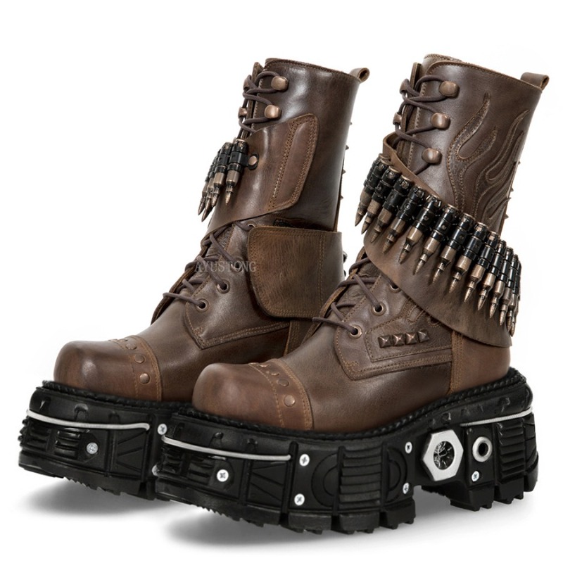 Modne, grube podeszwy, botki m – Mens Fashion Combat Boots recenzja i cena