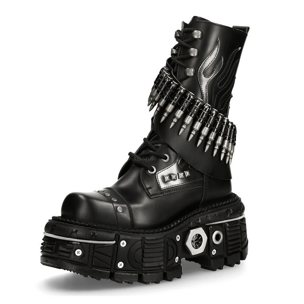 Modne, grube podeszwy, botki m – Mens Fashion Combat Boots recenzja i cena