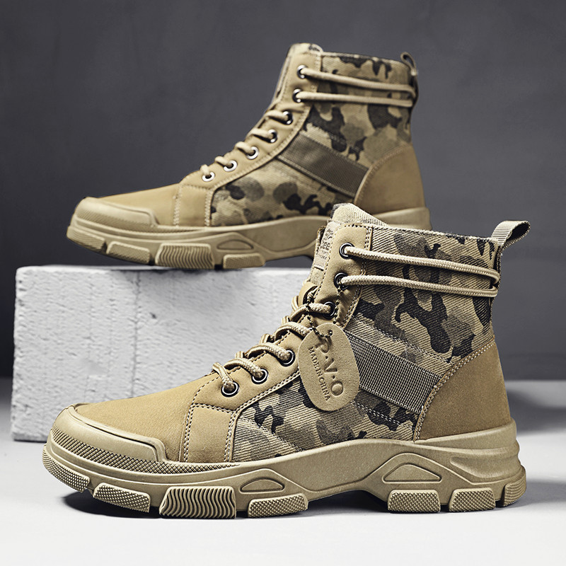 Męskie buty wojskowe do połowy – Mens Fashion Combat Boots recenzja i cena
