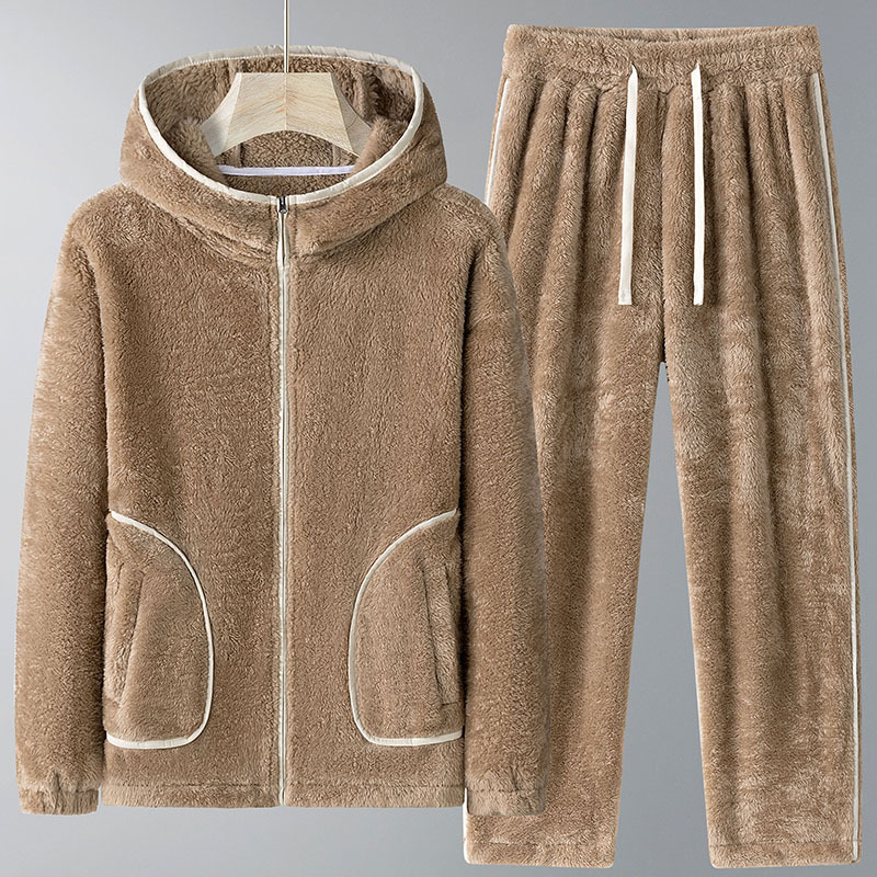 Zimowy zestaw męski z kapturem – Mens Fashion Casual Outfits recenzja i cena