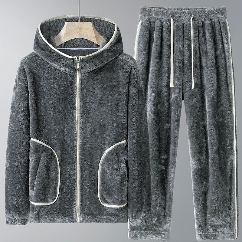 Zimowy zestaw męski z kapturem – Mens Fashion Casual Outfits recenzja i cena