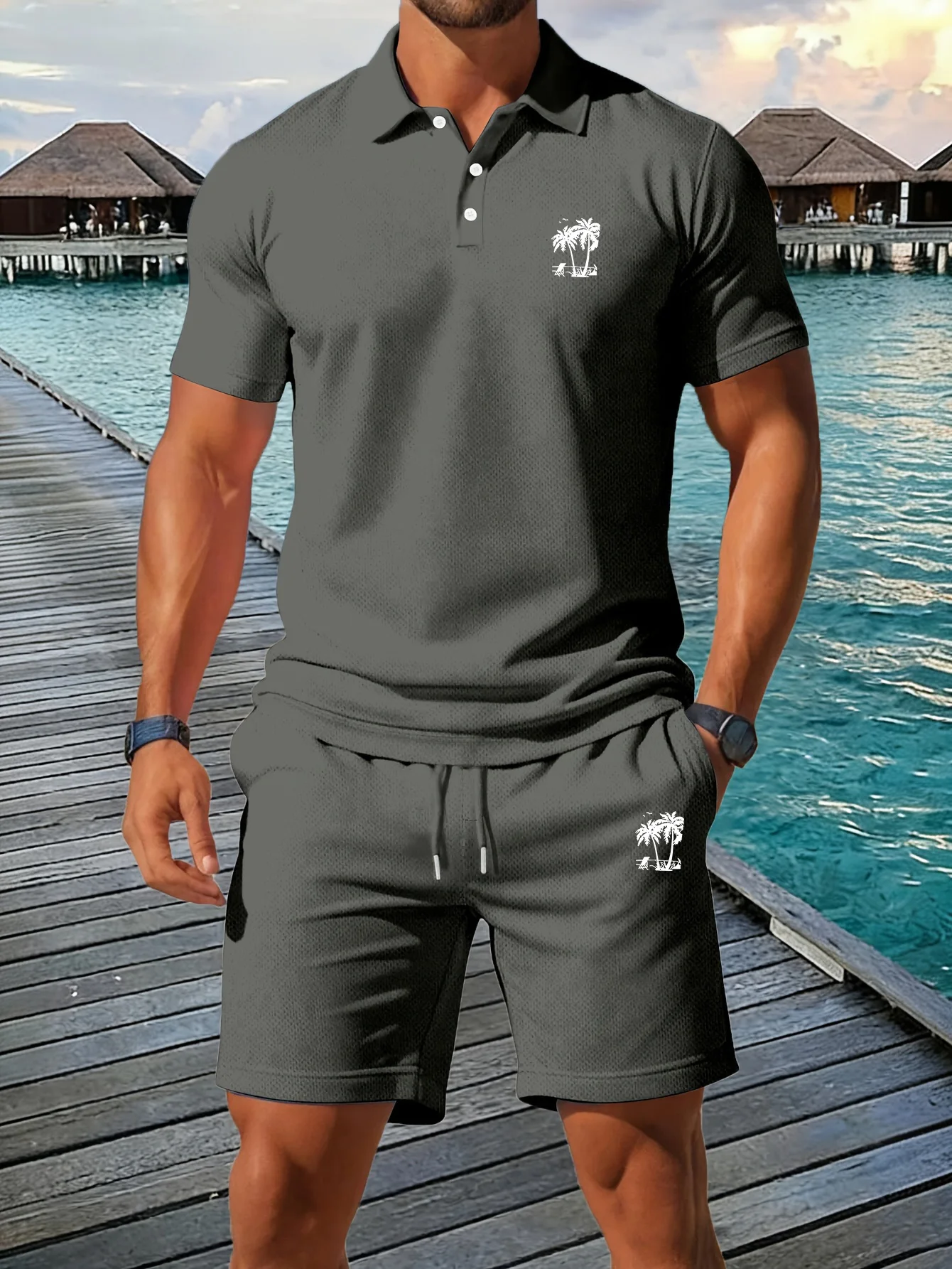 Letni zestaw męskich koszulek  – Men'S Fashion Color recenzja i cena