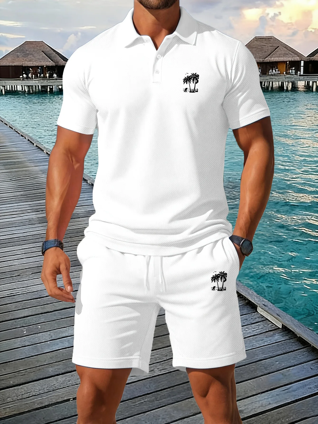 Letni zestaw męskich koszulek  – Men'S Fashion Color recenzja i cena