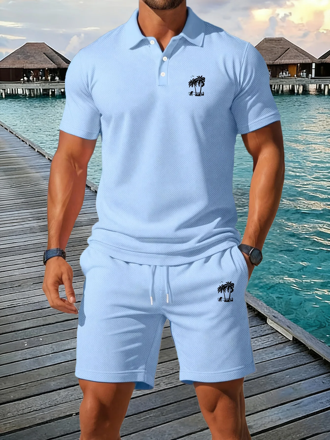 Letni zestaw męskich koszulek  – Men'S Fashion Color recenzja i cena