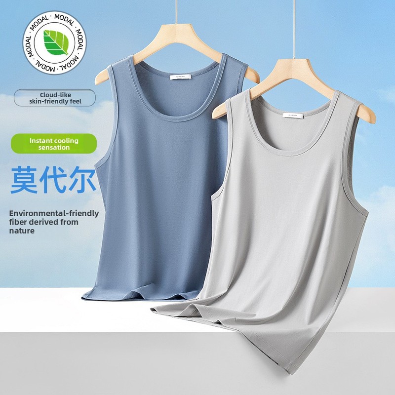 QICHE 50S Modal Ice Silk I-Sha – Mens Fashion In The 50S recenzja i cena