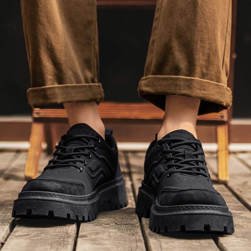 Męskie buty robocze na jesień  – Mens Fashion Combat Boots recenzja i cena