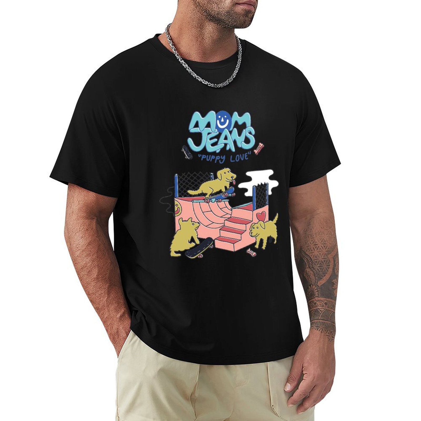Koszulka z nadrukiem Mom Jeans – Jeans Shirt Fashion For Men recenzja i cena