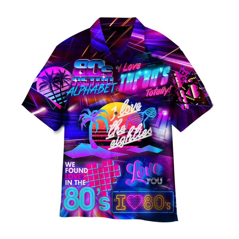 Kolorowe koszule hawajskie z n – Men'S Fashion From The 80S recenzja i cena