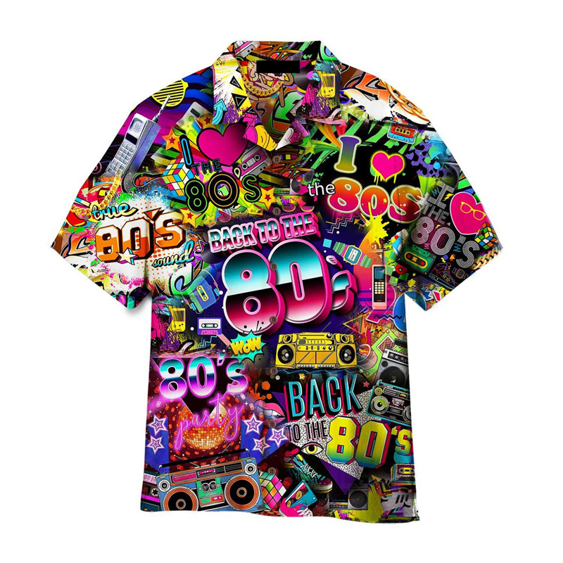 Kolorowe koszule hawajskie z n – Men'S Fashion From The 80S recenzja i cena