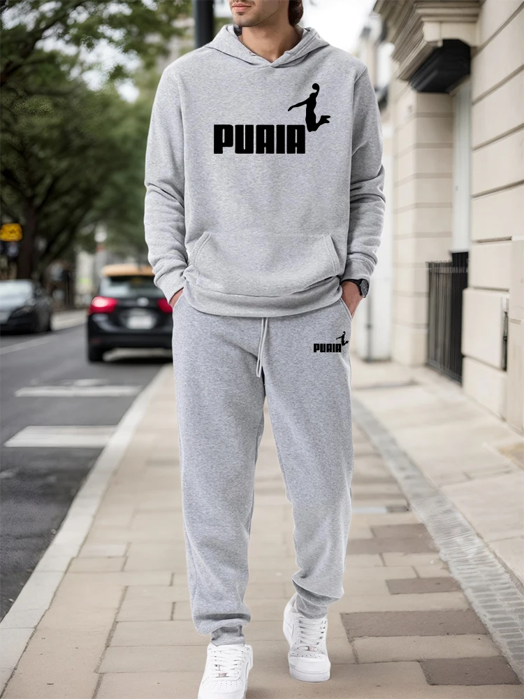 Męski Zestaw/Bluza z Kapturem/ – Mens Fashion Casual Outfits recenzja i cena