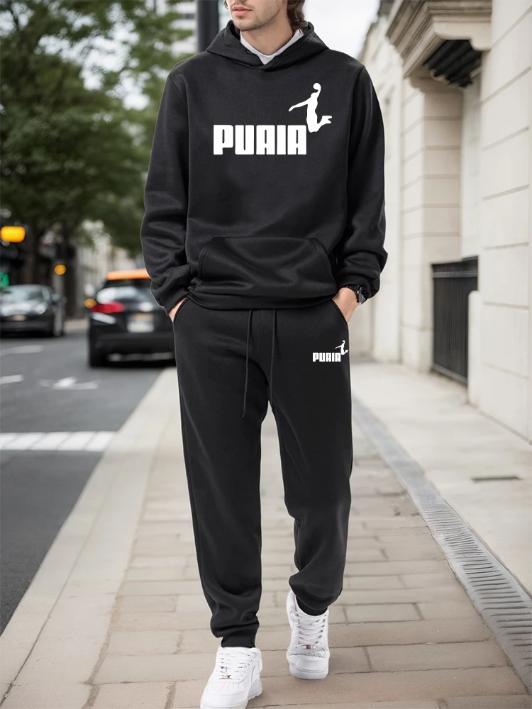 Męski Zestaw/Bluza z Kapturem/ – Mens Fashion Casual Outfits recenzja i cena