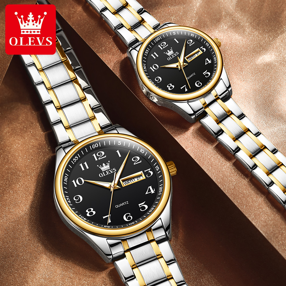 OLEVS 5567 marka para zegarki  – Mens Fashion In 40S recenzja i cena