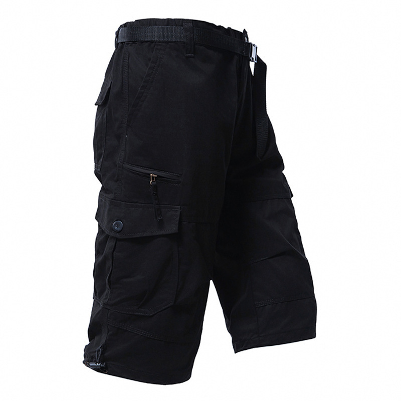 Męskie bawełniane spodnie 3/4, – Mens Fashion Cargo Pants recenzja i cena