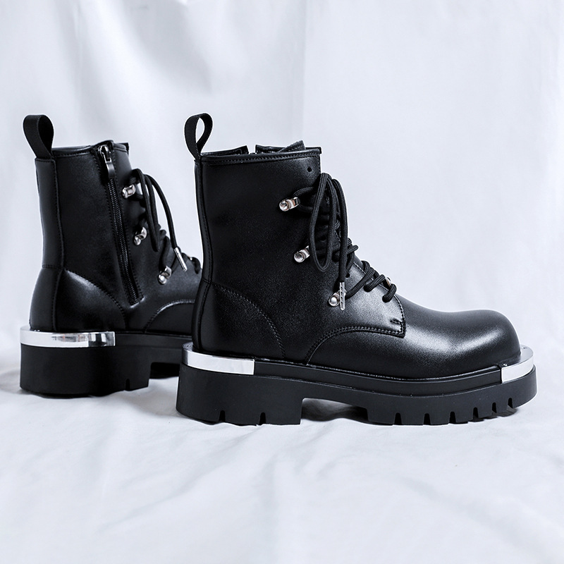 Męskie motocyklowe buty bojowe – Mens Fashion Combat Boots recenzja i cena