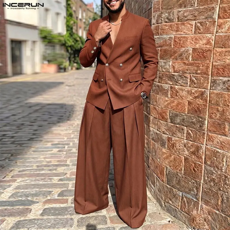 INCERUN Męskie zestawy w jedno – Men'S Fashion Color recenzja i cena