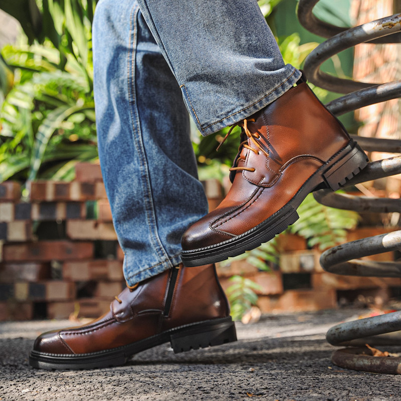 Buty męskie od projektanta mod – Mens Fashion Combat Boots recenzja i cena