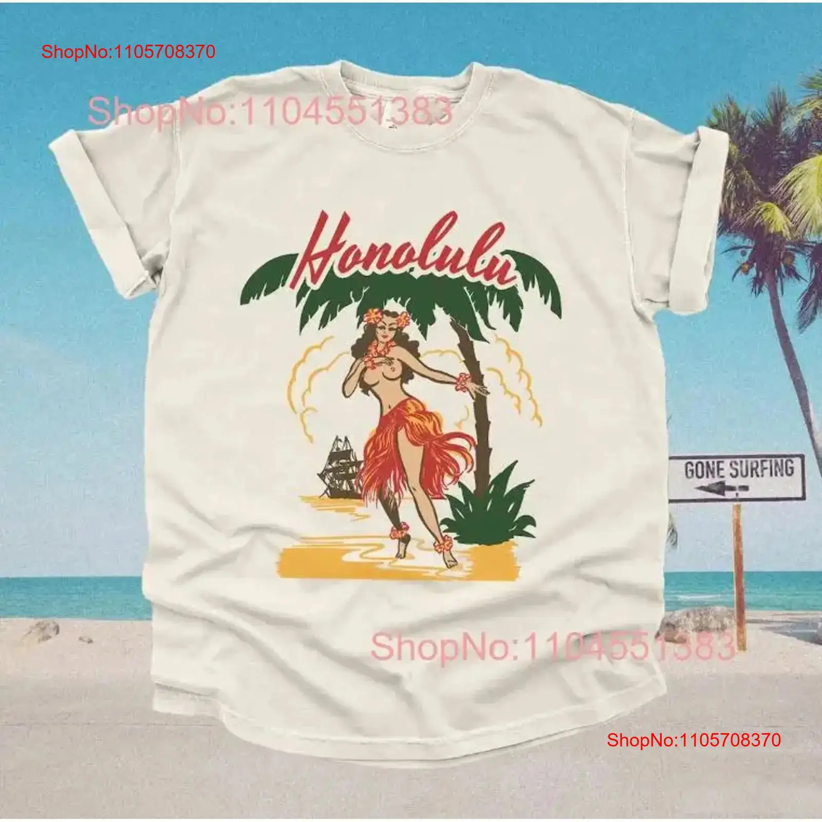 Koszulka hawajska Honolulu z l – Mens Fashion In The 50S recenzja i cena