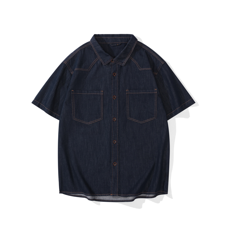 Letnia lekka cienka koszula dż – Jeans Shirt Fashion For Men recenzja i cena