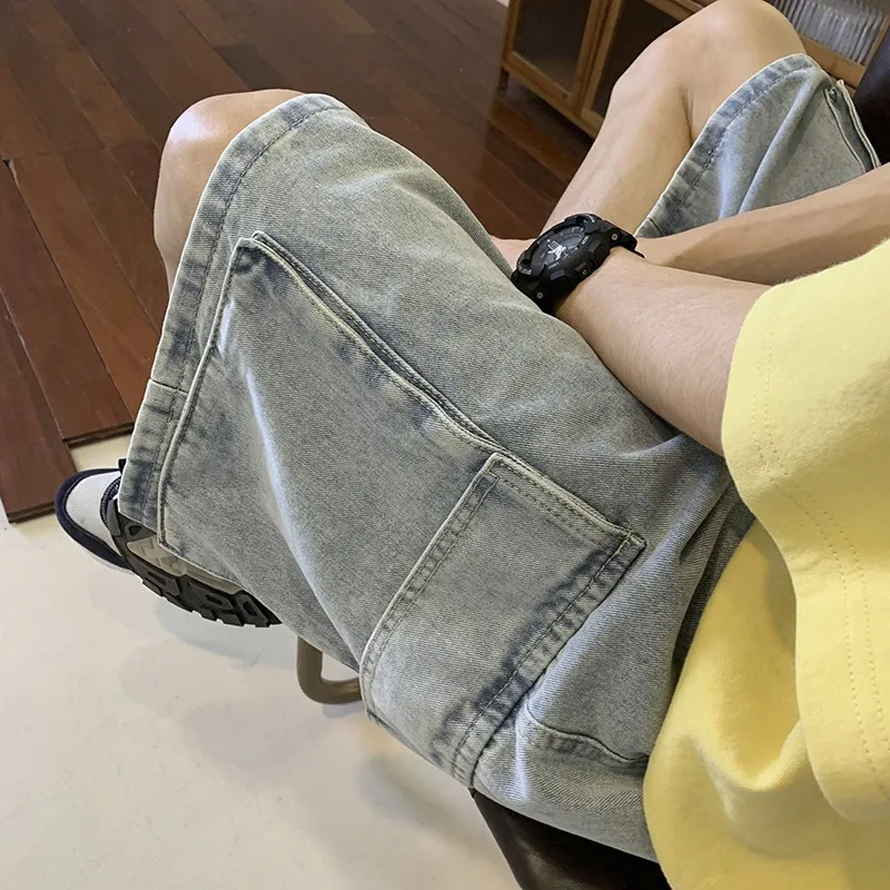 Męskie koreańskie szorty cargo – Mens Fashion Cargo Pants recenzja i cena