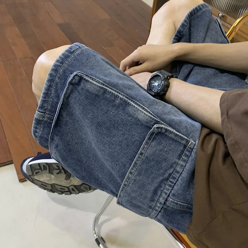 Męskie koreańskie szorty cargo – Mens Fashion Cargo Pants recenzja i cena
