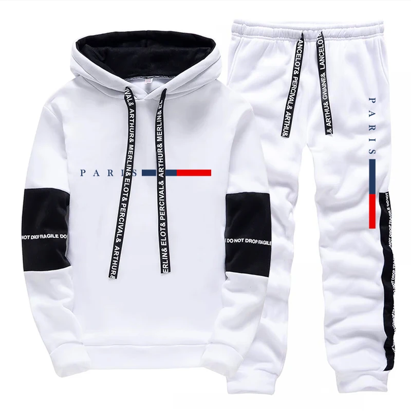 Męski Zestaw/Bluza z Kapturem/ – Mens Fashion Casual Outfits recenzja i cena