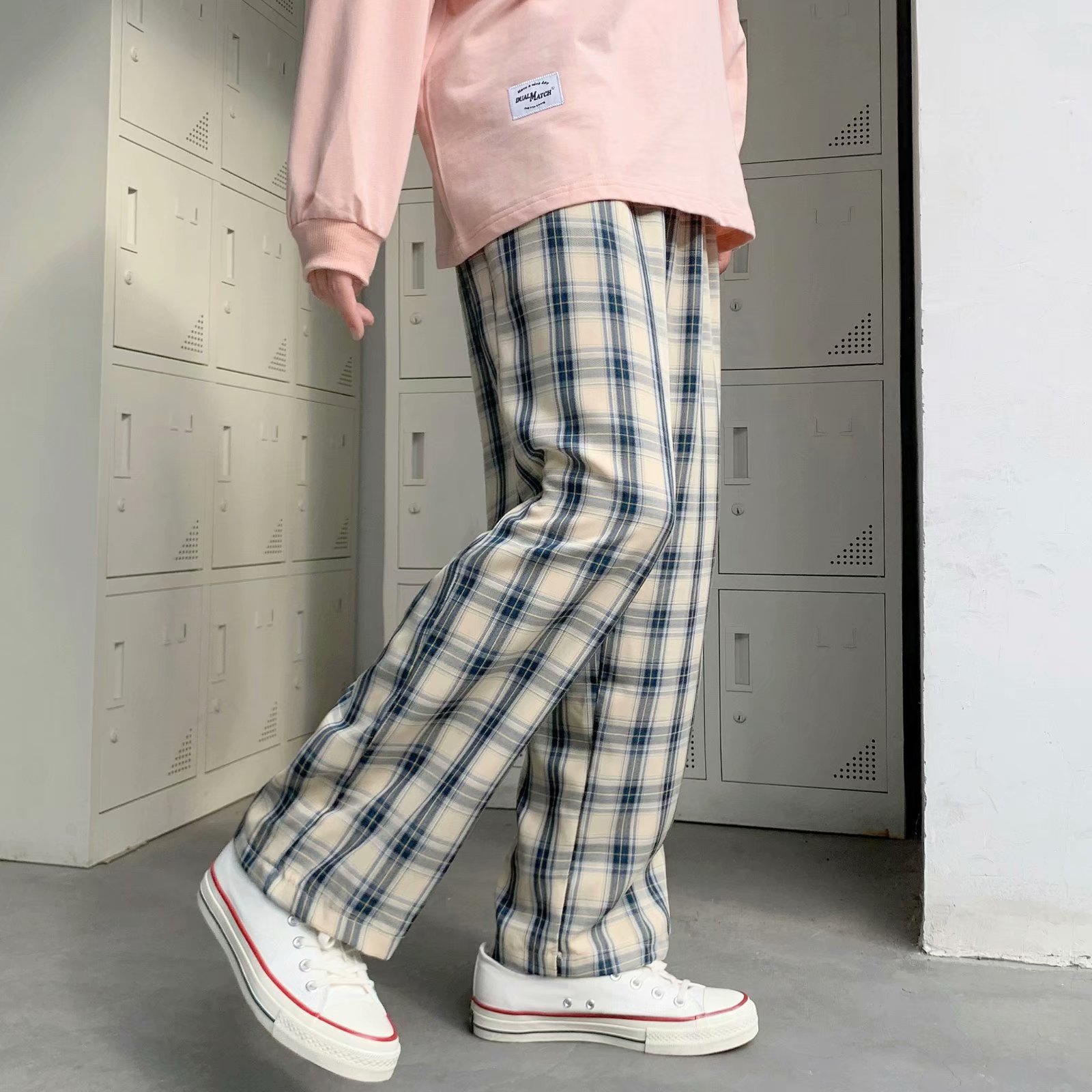Męskie spodnie w kratę w stylu – Mens Fashion Cargo Pants recenzja i cena