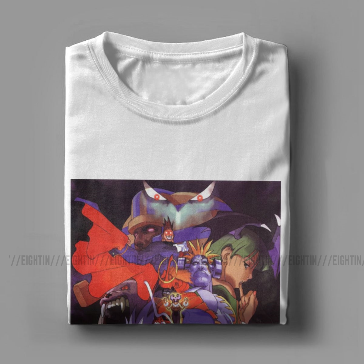 Darkstalkers Vampire Savior t- – Men'S Fashion From The 80S recenzja i cena